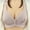 Gray, variant on KIHOUT Womens Bras Fashion Women's Lace Beauty Back Strap Wrap Plus Size Bra Underwear