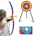 Children Archery Set Plastic Bow Soft Arrows Sport Shooting Toys with
