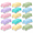 Pastel Rectangle, variant on Pastel Rectangle Disposable Plastic Tablecloths, 14 Pack, 54 x 108 Inch
