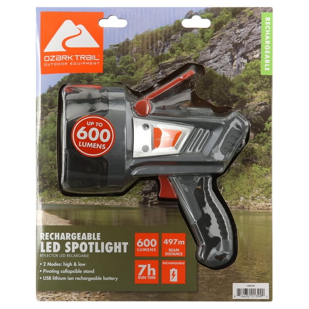 cat 600 lumen led rechargeable spotlight flashlight 600-Lumen You will even be able to find this light if you drop it overboard because it floats face up Caterpillar (CAT) Rechargeable 600 Lumen