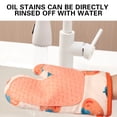 thumbnail image 6 of Kitchen Oven Mitts Heat Resistant Gloves - Microwave Baking Gloves 10.63x7.09in Non-Slip Silicone & Cotton, High Temperature Insulated Hand Protection for Baking, Grilling, 6 of 12