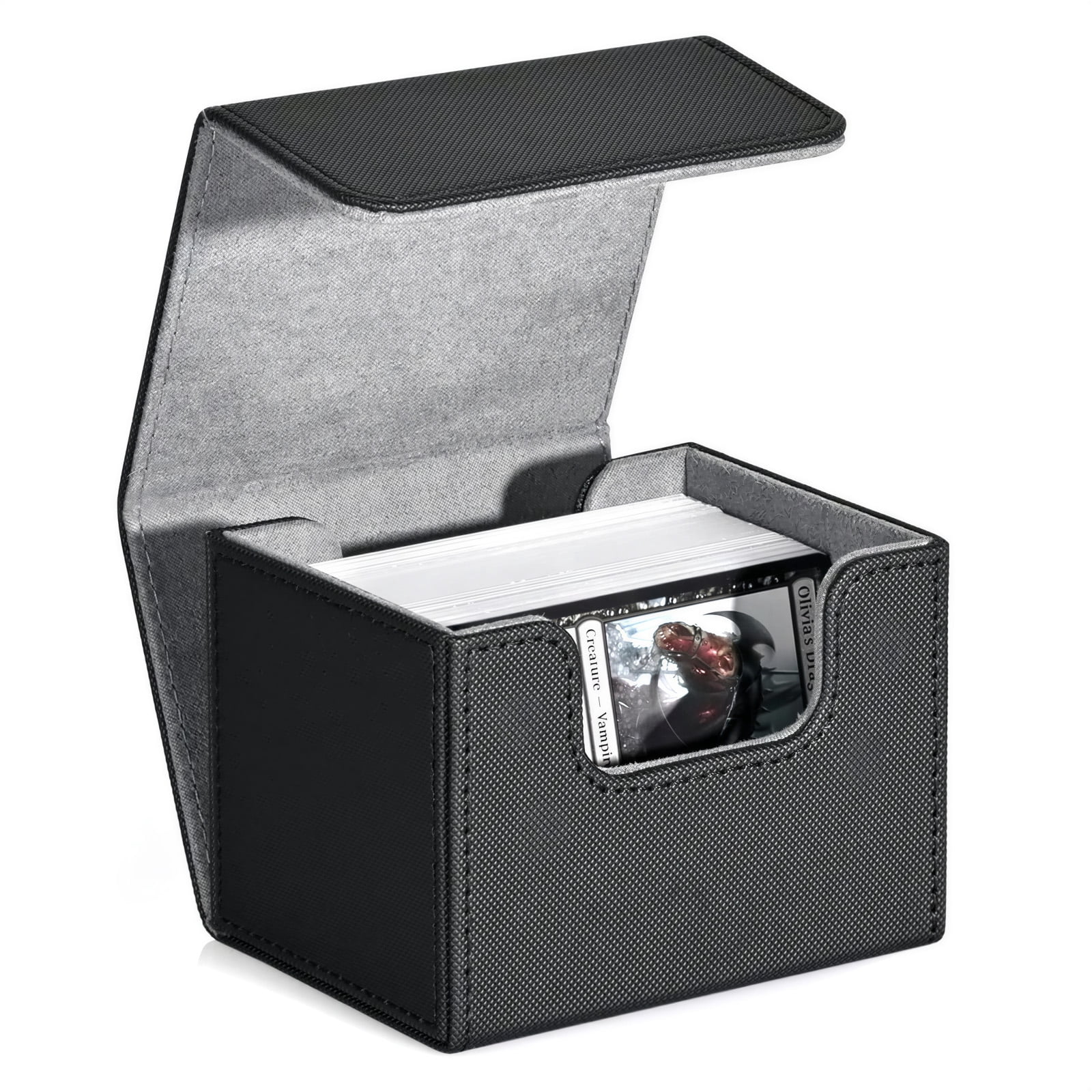Monster Protectors Trading Card Triple Deck Storage Box, White