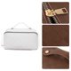 thumbnail image 3 of Bolsa de cosméticos con diseño de tablero de ajedrez, bolsa de almacenamiento impermeable de gran capacidad, hecha de cuero PU, 3 of 5