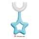 thumbnail image 4 of Advancent Cepillo de para bebé ergonómico de doble cara de silicona de 360 ​​grados, cepillo de Manual en forma de U, cuidado Suministros de limpieza para el hogar azul S Advancent HA009123-03, 4 of 6