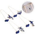 thumbnail image 2 of 4pcs Small Metal Bookmarks Blue Whale Pendant Bookmarks Blue Book Clips Bookmarks Whale Bag Pendant Metal Bookmarks for Books, 2 of 8