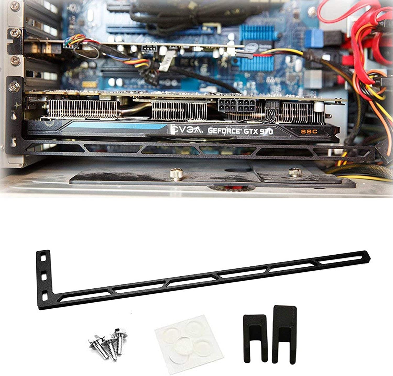 CloverTale Graphics Card GPU Brace Support, Video Card Sag Holder