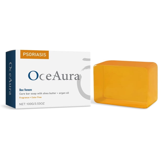 Jabón para el tratamiento de la psoriasis con veneno de abeja, barra de jabón para el tratamiento de la psoriasis con veneno de abeja