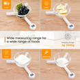 thumbnail image 4 of Báscula de cocina digital plegable de alta precisión con pantalla LCD para medir la ingesta de alimentos saludables, 4 of 4