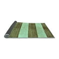 thumbnail image 2 of Ahgly Company Indoor Rectangle Abstract Light Blue Modern Area Rugs, 2' x 4', 2 of 4