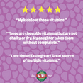 thumbnail image 5 of KAL Kid’s MultiSaurus Vitamins & Minerals | Berry, Grape & Orange Flavor | Children’s Daily Multivitamin | 90 Chewables, 5 of 6