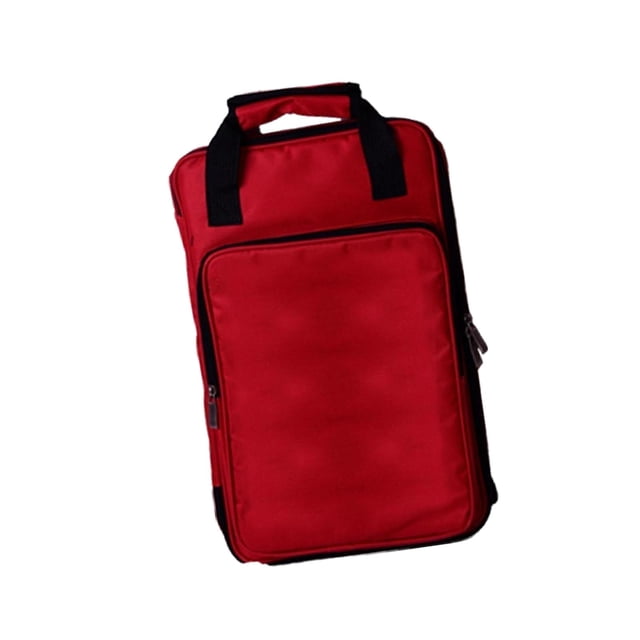 arctrm Sac à Dos pour Transporter des Pilons de Batterie, Porte-Pilons de Batterie, Sac avec Bandoulière Réglable Rouge