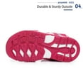 thumbnail image 5 of Ahannie Kids Girls Summer Outdoor Sandals, Toddler/Little Kid Open Toe Beach Sandal Shoes, 5 of 7