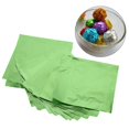 thumbnail image 3 of Spptty 100Pcs/Lot Square Candy Sweets Chocolate Lolly Foil Wrappers Confectionary 3  X 3  Multicolors, 3 of 8
