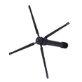 thumbnail image 1 of Support de Flûte pour Clarinette, Support de Flûte Portable Pliable, Support pour Flûte Clarinette Hautbois, Accessoires d'Instruments de Musique, 1 x Support de Repos, Noir, 1 of 8