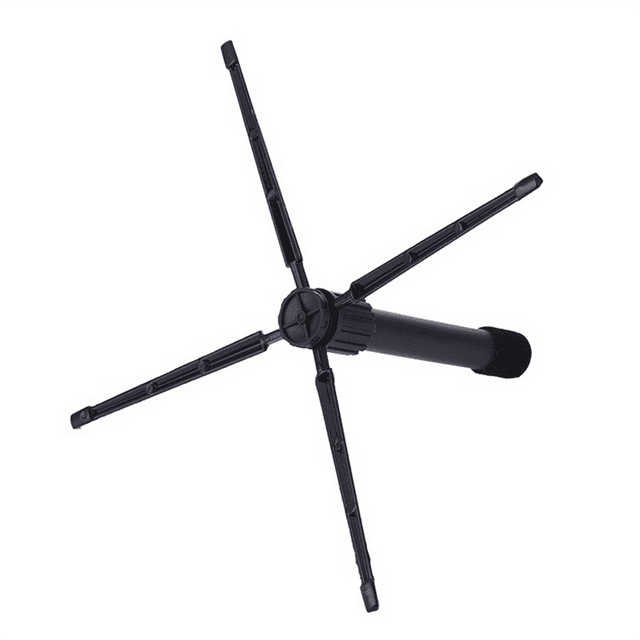 Support de Flûte pour Clarinette, Support de Flûte Portable Pliable, Support pour Flûte Clarinette Hautbois, Accessoires d'Instruments de Musique, 1 x Support de Repos, Noir