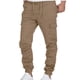 thumbnail image 1 of Pantalones deportivos informales para hombre, de poliéster, color liso, para todas las estaciones, 1 of 2