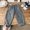 Grey, variant on Girls Summer Clothes Kids Toddler Baby Girls Spring Summer Solid Cool Pocket Street Style Hop Pants Clothes