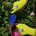thumbnail image 4 of Kids Yellow Waterproof Natural Rubber Gardening Gloves with Soft Knitted Liner, by Qear, 4 of 6