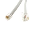 thumbnail image 2 of Unique Bargains 33Ft Length 6P6C RJ11 Telephone Extension Fax Modem Cable Line White, 2 of 2
