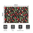 thumbnail image 5 of Strawberry Plants Fruit Flower Leaf Door Rugs,Washable Non Slip Door Mats Indoor,Decorative Door Mats,Entry Mat Indoor for Entrance,Bedroom,Kitchen,Bathroom,16"x24", 5 of 6