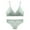 Green, variant on Womens Sports Bras Women Temperament Comfort Lace Strapless Thin Underwear With Underwear Set