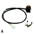 thumbnail image 6 of Universal Motorcycle Kill Switch Push Button Horn Starter Dirt Bike ATV UTV Red, 6 of 7