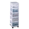 thumbnail image 1 of Home Products 05566WH.01 6 Drawer Medium Cart, White, 1 of 6