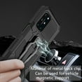 thumbnail image 4 of Allytech OnePlus Nord N200 5G Case 2021, Rugged Military Grade Protective Shockproof Build-in Kickstand Back Clamp Anti-scratch Case Cover Shell for OnePlus Nord N200 5G - Black, 4 of 7