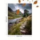 thumbnail image 3 of Qisvanset Fluffy Cat Art Canvas Print 12x16 Inch Pet Lover Decor, 3 of 8