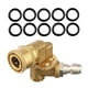 thumbnail image 2 of Boquilla de pulverización CUTICAT ajustable 4500 PSI Acoplador pivotante, 2 of 8