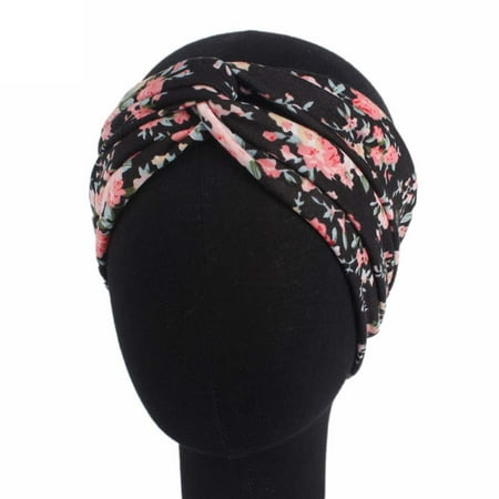 - Outtop Women Ladies Garden Floral Sports Head Warp Hair Band Elastic Headband