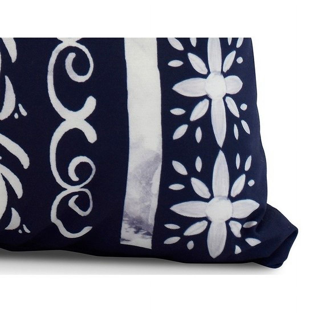18 x 18 Inch, Cuban Tile 2, Geometric Print Pillow, Teal
