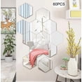 thumbnail image 2 of Juego De Espejos De Pared Acrílicos Con Pegatina, 60 Piezas, 2 of 4