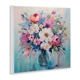 thumbnail image 3 of Stupell Industries Faux Textured Bouquet on Blue Wall Plaque Art, design by Creative Studio, 12 x 12, 3 of 7