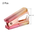 thumbnail image 3 of Uxcell Stapler Puller Acrylic Body Metal Jaw Office Home Staple Removers, Colored 2 Pack, 3 of 6