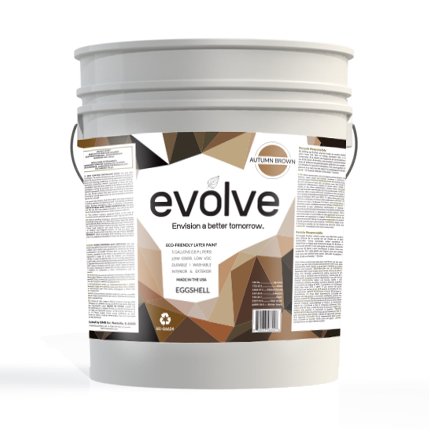 Evolve Paint & Primer, Autumn Brown, Latex Eggshell, Interior/Exterior