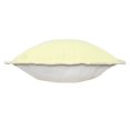thumbnail image 6 of Ox Bay Wilma 20" x 20" Light Yellow Stitch Bordered Cotton Adult Decorative Throw Pillow, 6 of 10