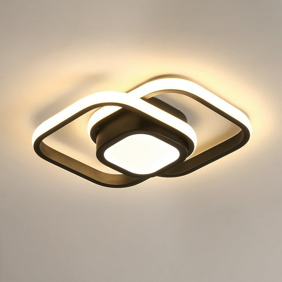 Luces LED de techo de tres colores luminosos moderna lámpara de araña de dormitorio ajustable, Sala de estar del comedor lámpara de pasillo Nórdico