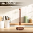 thumbnail image 7 of Austok Wooden Paper Towel Holder Countertop with Non Slip Foam Pad Standard and Jumbo Paper Towel Roll Holder Stand for Kitchen Bathroom Apartment, 12.20 × 5.12 inch, 7 of 7