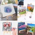 thumbnail image 7 of 20Pcs Mini Canvas Drawing Board with Easel, Painting Canvas Panel, Suitable for Art Painting Party Supplies, 7 of 7