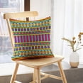 thumbnail image 5 of LALILO Throw Pillow Covers Tribal Ornament African Ethnic With Cushion Cover 18" x 18", 2 Pack, 5 of 6