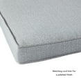 thumbnail image 4 of Greendale Home Fashions 18 x 18 in. Heather Gray Square Outdoor Chair Pad (Set of 2), 4 of 6