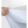 thumbnail image 4 of HSHDLDF JISEN Nappe de Cocktail en Spandex Ajustée Extensible Élastique 35x43 Pouces C-White, 4 of 7