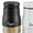 Black+White, variant on Salt and Pepper Shakers Set,Jademall 4 oz Clear Glass Bottom Large Capacity Refillable with Stainless Steel Lid for Kitchen Gadgets Cooking Table-Black & White