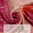thumbnail image 5 of YooGuoGuo Bohemian Lightweight Scarf Wrap Fashion Flowers Print Women Cotton Wrap Scarf Head Shawl Summer Gift (Bronzing Rose Red), 5 of 6