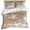 Dark Brown, variant on Brown Coastal Bedding 3 Piece Duvet Cover Set Twin Size, Summer Ocean Waves Ombre Sea Starfish Soft Microfiber Comforter Cover with Zipper Closure & Pillowcases, Wrinkle & FadeResistant Quilt Cover