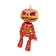 thumbnail image 2 of Decoración de calabaza luminosa de Halloween Macarena Muñeco de calabaza escultura de juguete decoraciones regalo estatua brillante figura para cocina 15 cm x 11 cm x 4 cm Rojo dorado, 2 of 8
