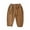 Antique Brown, variant on Mgmyaa Toddler Baby Boys Girls Joggers Pants Soild Color Button Elastic Waist Sweatpants with Pockets 1-13Y