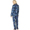 thumbnail image 4 of The Polar Express Adult Believe Holiday Christmas Movie 2PC Button-Front Coat Pajama Pant Set For Men Women, 4 of 6