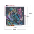 thumbnail image 2 of Pintura de diamante 5D DIY Kit de tigre de taladro redondo completo Arte Decoración del hogar (A6676), 2 of 9